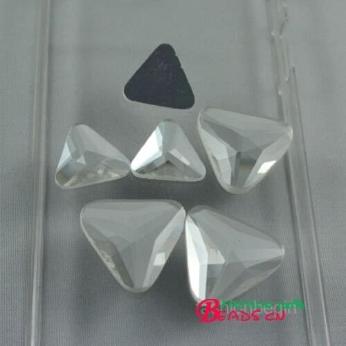 Fancy shape stones triangle clear color flatback rhinestones stones diy accessories 30pc/lot