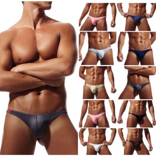 New Mens Underwear T-Back G-String Briefs Sexy Breathable Tangas Thong Lingerie