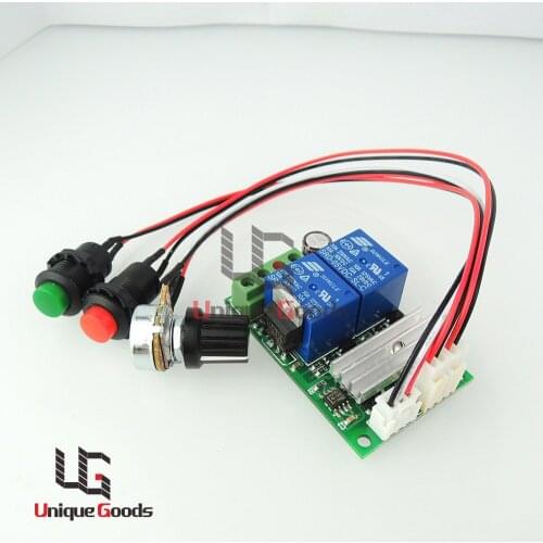 New Arrived! Wholesale PWM DC 6V 12V 24V 28V 3A Motor Speed Control Switch Controller