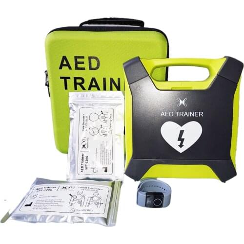 New AED Trainer With CPR Feedback Built-in 4 languages With CPR Wristband English+Chinese+Spanish+French