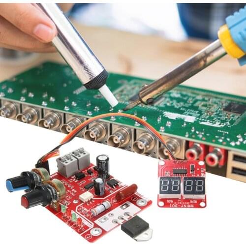 NY-D01 Spot-welder Control Board Digital Display High Precision 40A/100A Spot-welder Current Controller Board for Spot Welding