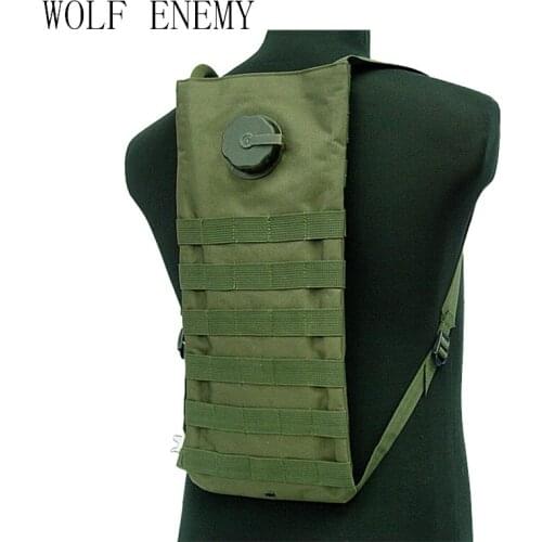 Molle 2.5L Hydration Water Reservoir Pouch Backpack Water Bag Outdoor Sport Hiking Hunting Airsoft Tactical Bike Outdoor Bag