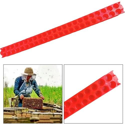Plastic Moving Transportation Strip for Queen Bee Transporting Isolator Hive Trap Roller Cage Beekeeping Beekeeper Supplies