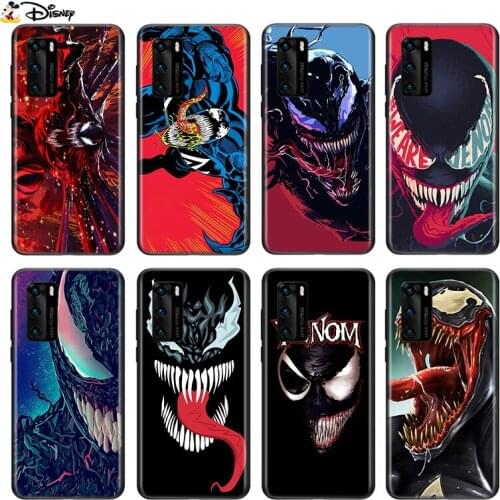 Silicone Cover Superhero Venom For P Smart S Z Mate 40 30 20 10 Plus PRO Plus Lite 2018 2019 2020 Phone Case