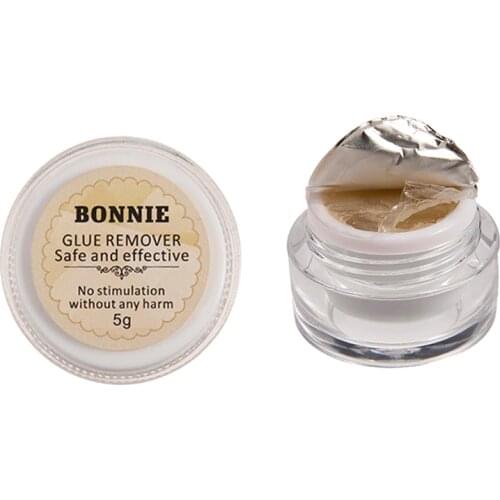 Non-irritating Eyelash Extension Remove Lash Glue Remover Cream Makeup Remove Set for Eyelash Extension Tool 5g