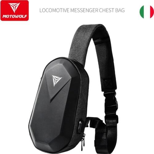 MOTOWOLF Universal Motorcycle/Electric-bike/Scooter chest bag Messenger bag Riding Chargeable Storage waist bag Riding equipment