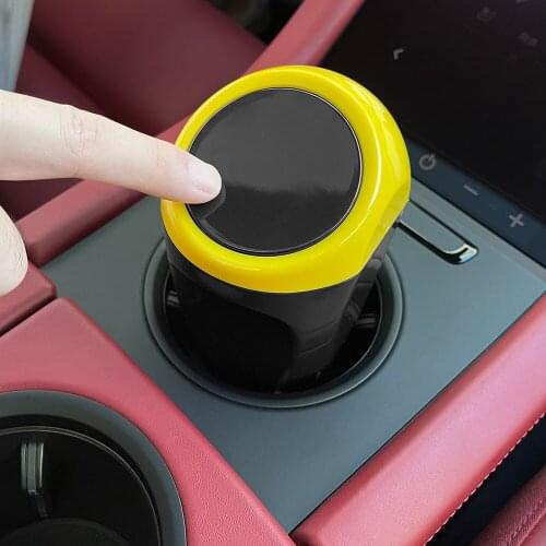 Universal Car Mini Trash Can For Volvo Tesla Suzuki Skoda VW Volkswgen Smart Seat Subaru Ssangyong Vauxhall Car Accessories