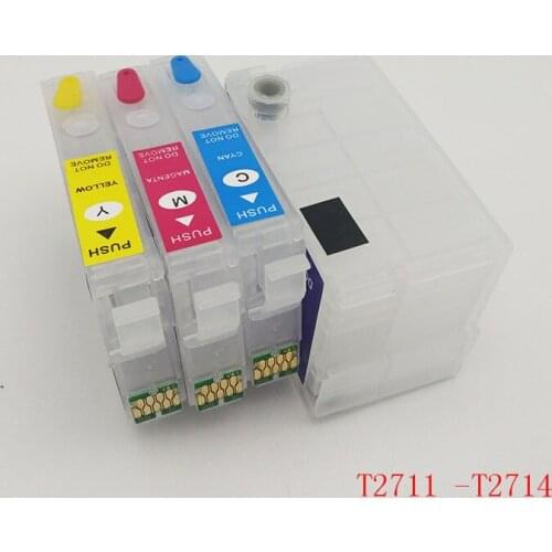 Vilaxh T2711 refillable ink cartridge For EPSON WF-3620DWF 3640DTWF 7110DTW 7610DWF 7620 wf7710 7720 WF-7210