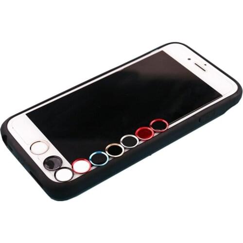 IPhone 5 SE 4 6 6s 7 Plus Home Button Keycap Stickers Support Fingerprint Home Button Protector IPhone 5 SE 4 6 6s Accessories