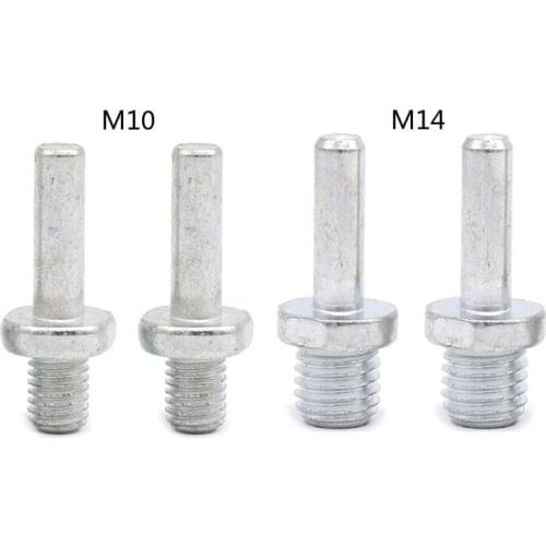 10mm/14mm Hard Alloy M10/M14 Screw Spindle Drill Adapter Backing Pad Wire Brush Connecting Rod for Car Polish Wax Foam Sponge Pa