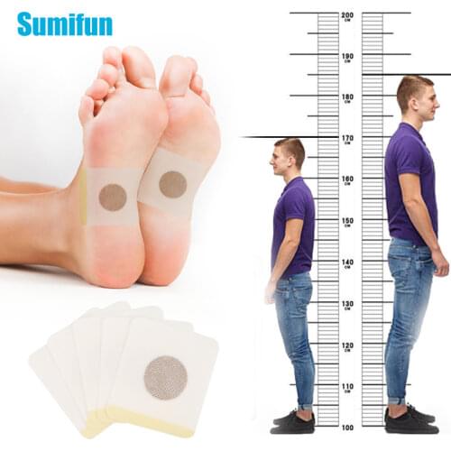 2pcs/bag Height Increase Foot Patch Conditioning Body Grow Taller Health Care Products Promote Bone Growth Foot Patches C2171