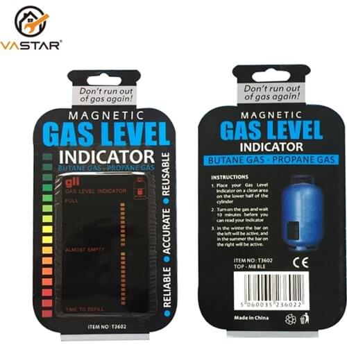3Pcs Magnetic Gas Cylinder Tool Gas Tank Level Indicator Propane Butane LPG Fuel Gauge Caravan Bottle Temperature Measuring