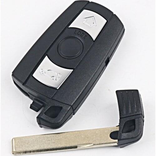 DAKATU Remote Key Shell For BMW E61 E90 E82 E70 E71 E87 E88 E89 X5 X6 For 1 3 5 6 Series Replacement 3 Button Smart Car Key Case