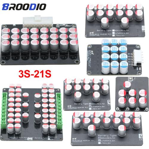 1A 3A 5A 6A Balance Li-ion Lifepo4 LTO Lithium Battery Active Equalizer Balancer Board Capacitor 3S 4S 5S 7S 8S 10S 16S 20S BMS
