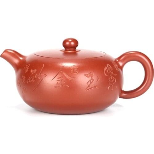 Zisha Teapot Yixing Handmade Pot Zisha Kung-fu Tea Dahongpao Mud Tianyuan Teaware Purple Clay Drinkware For Puer Green Black