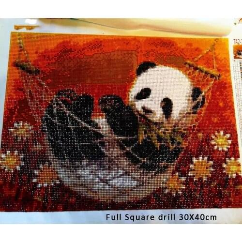 Evershine Diamond Painting Panda 5D DIY Full Square Drill Animals Diamond Embroidery Cross Stitch Kit Home Decoration Art