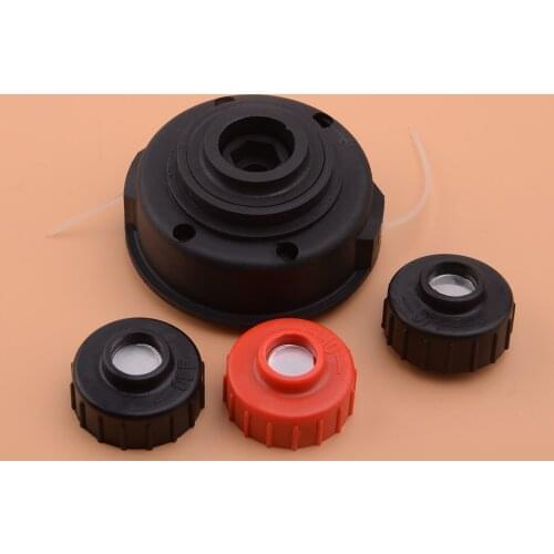 4pcs Strimmer Trimmer Head Spool Line Assembly Kit Fit for Qualcast GDB30B Thread M8x13mm