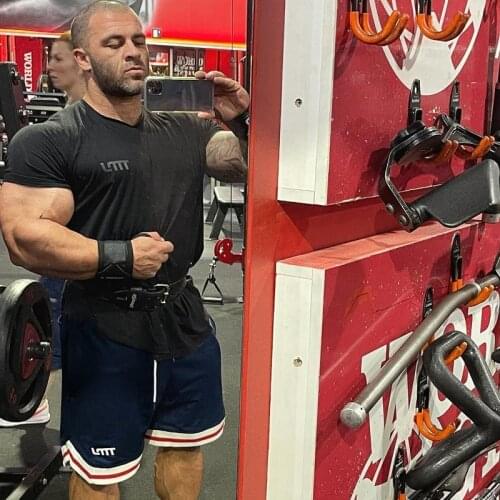 2021 summer loose fitness pants mens sports shorts quick-drying drawstring over the knee basketball training five-point pants