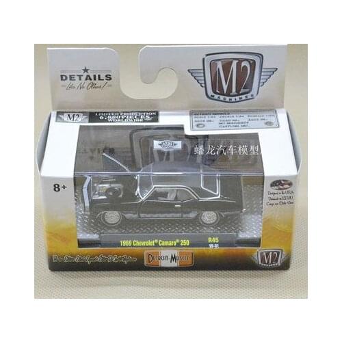 M2 machines 1/64 1969Chevrolet Camaro 250 Diecast Collector Edition Alloy Car Model toy