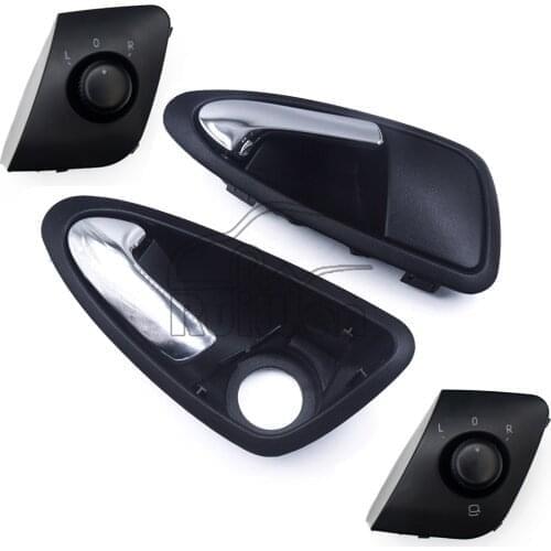 Matte Front Rear Left Right Car Inner Interior Door Handle Handles Open 6J0837114A For Seat Ibiza 6J0837113A 6J1959565