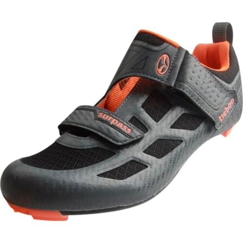 TIEBAO Men Road Bike Shoes Cycling Shoes Racing Triathlon Shoes Zapatillas Ciclismo Breathable Bike Shoes Cycling Sneakers