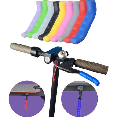 Electric Scooter Antiskid Silicone Electric Scooter Brake Handle Cover for Xiaomi mijia M365 PRO Resistance Grip Protector Cover