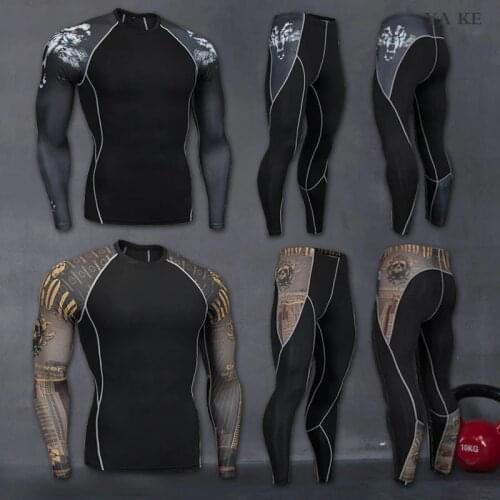 2018 New Compression Pants Sports Running Tights Men Jogging Leggings Fitness Gym Clothing Sport Leggings Men Trousers