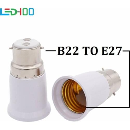 B22 to E27 Socket Lighting Accessories base Socket Adapter Converter