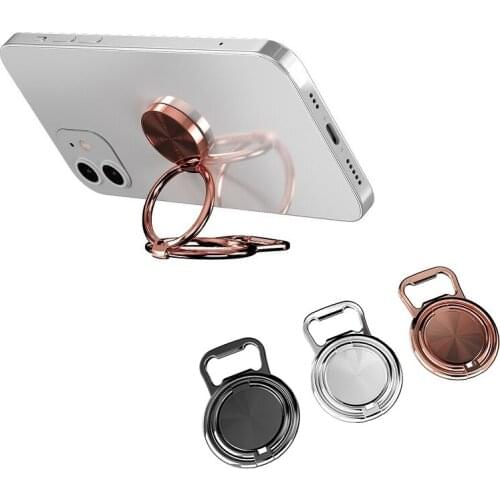 Cell Phone Ring Holder Stand Metal Universal 360° Rotatable For Samsung S10 HUAWEI P30 Magnetic Car Mount Stand Smart Phone