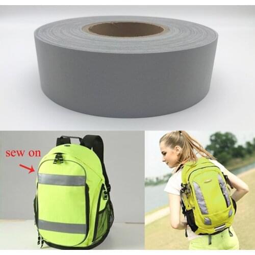 3M High Silver Reflective Fabric Sew on Clothing