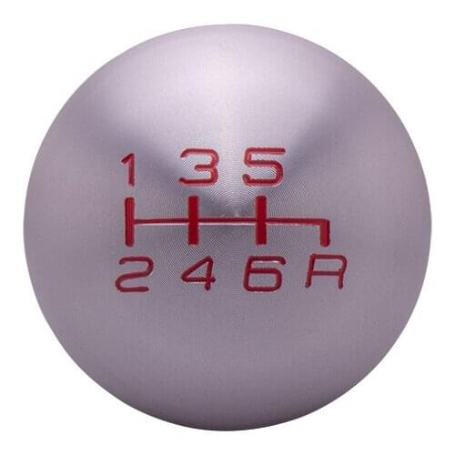 Free shipping Aluminum 5/6 Speed JDM Ball Shape Shift Gear Knob For Honda Fit Civic City FD2 FN2 EP3 TYPE R DC2 DC5 AP1 AP2