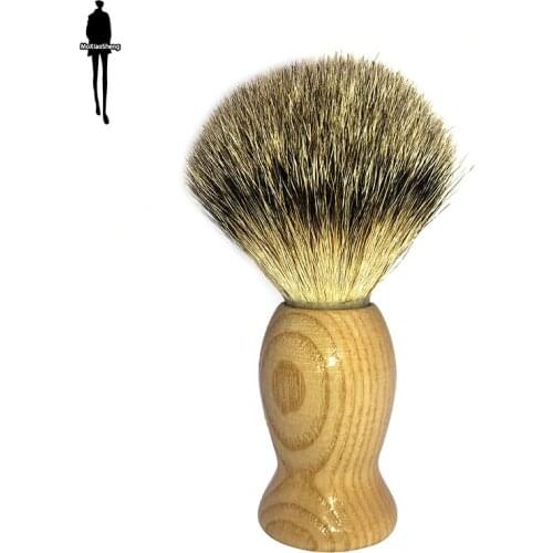 Shaving Beard Brush Salon Men Facial Beard Cleaning Appliance Shave Tool Razor Brush With Wood Handle For Men