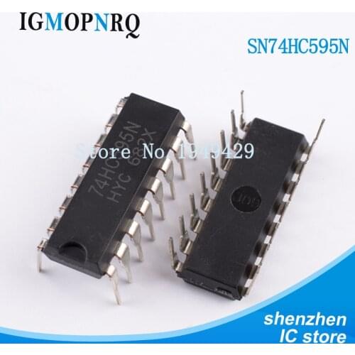 10PCS/LOT 74HC595 74HC595N SN74HC595 SN74HC595N DIP IC DIP-14 New
