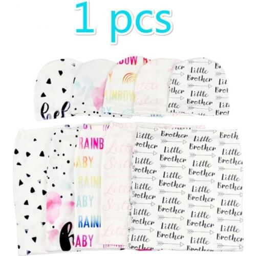 Newborn Baby Sleeping Bag Hair Band Hat Suit Type Sibling Print Sleeping Bag Newborn Baby Cocoon Type Sleeping Bag Print Suit