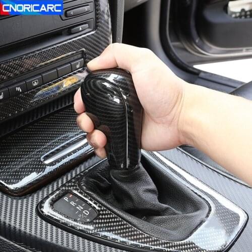 Car Styling Center Console Gear Shift Handle Sleeve Decoration Cover Trim For BMW 5 Series E60 2004-2007 Interior Modified