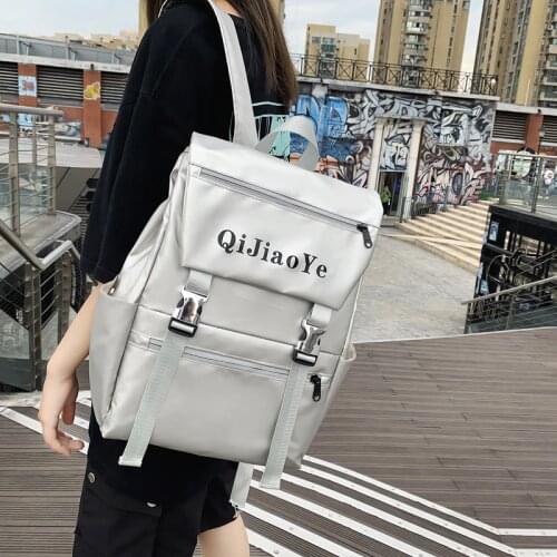 Trending Mens Backpack Large Capacity Fashion Student Schoolbag Youth Boy High Quality Street Personality Backbag Cool