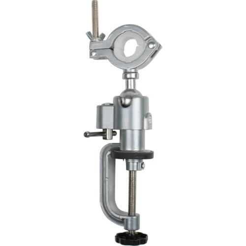 360 Aluminum Alloy universal rotary electric drill grinder bracket bench vise