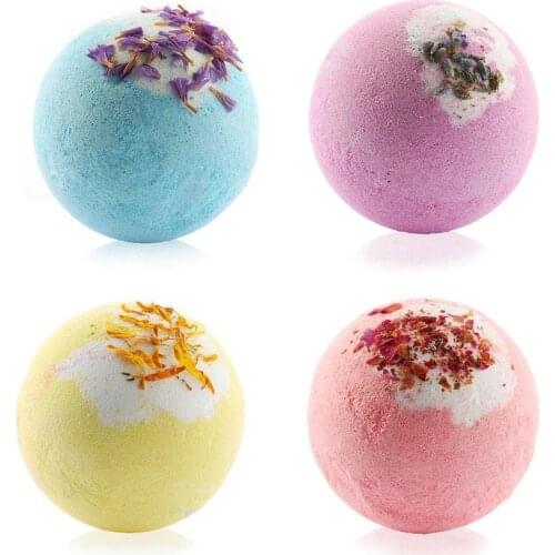 1pcs Bathing Bombs Explosion Ball Natural Bubble Bath Bombs Ball Bathing Tools Deep Sea Bath Salt Body Essential Oil Bath Ball