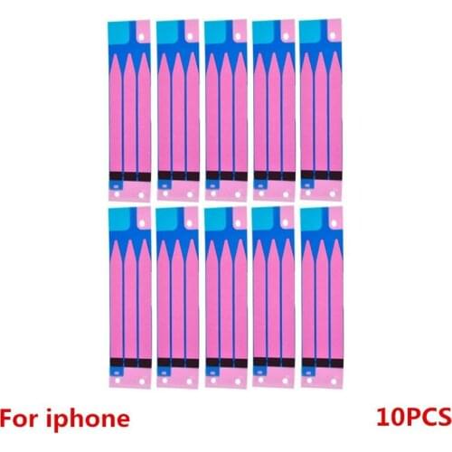 10pcs/Lot High quality Battery Adhesive Sticker For iPhone 5 5s 5c 6 6s 7 8 plus X Battery Glue Tape Strip Tab Replacement Part