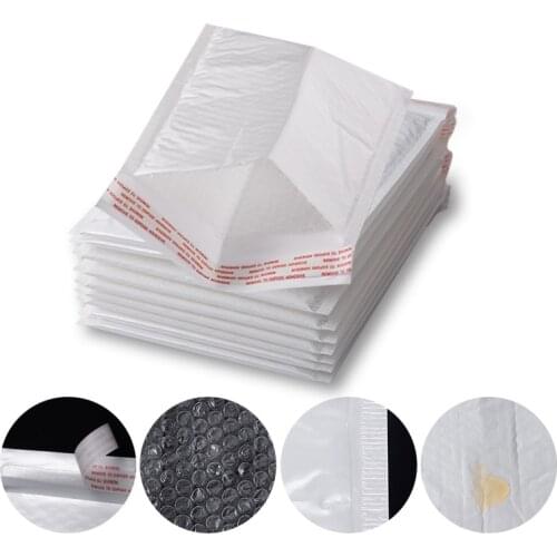 10 Pieces Of Different Specifications White Bag Foam Envelope Foam Foil Office Packaging Envelope Moistureproof Vibration Bag