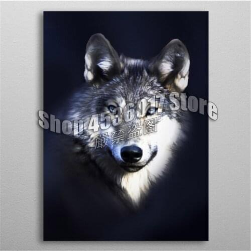 5d Diy Diamond Painting Cross Stitch Blue eyed wolf Embroidery Kits Diamond Mosaic Hobbies Full Rhinestone Gifts Arts & Crafts