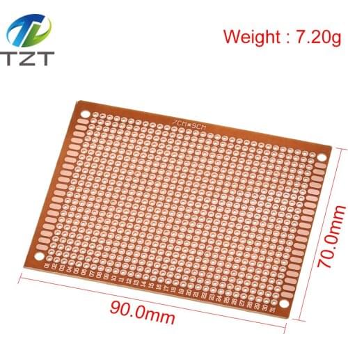 7x9 7*9cm Single Side Prototype PCB Universal Board 7CMx9CM Experimental Bakelite Copper Plate Circuirt Board yellow