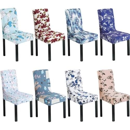 Meijuner Chair Covers Modern Printing Stretch Elastic Spandex Slipcover Universal Kitchen Chair Covers For Banquet Office Y351
