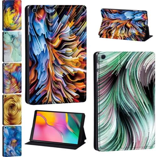 Tablet Case for Samsung Galaxy Tab A 8.0" 9.7"10.1"10.5"/Tab E 9.6"/Tab S5e 10.5"/Tab S6 Lite 10.4" Watercolor Pattern Series