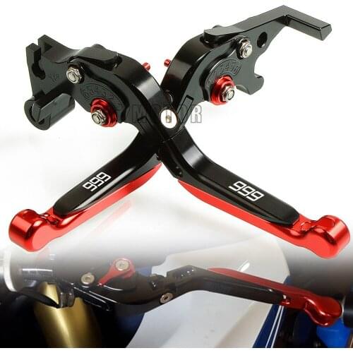 CNC Aluminum Motorcycle Adjustable Folding Extendable Brake Clutch Levers For Ducati 999/999S/999R 2003-2006 Fold 2004 2005 S R