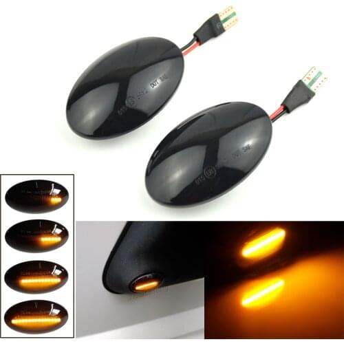 For Ford Fiesta MK3 MK4 KA Mondeo Transit Tourneo LED Side Fender Dynamic Turn Signal Light Marker Lamp