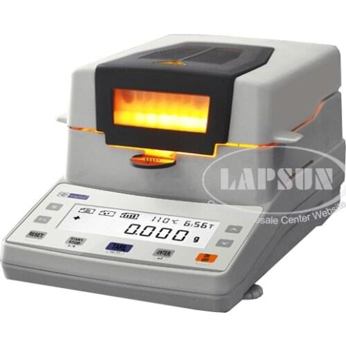 IR Infrared Halogen Moisture Test Meter Tester Medicine Grain Tea Goniophotometer 105W
