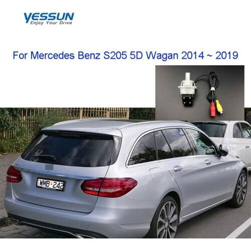 Yessun Car Rear View Camera HD Night Vision Reverse Camera IP67 DC 12V For Mercedes Benz S205 5D Wagan 2014 ~ 2019