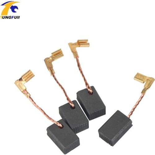 TUNGFULL 4Pcs Mini Drill Electric Grinder Replacement Carbon Brushes 6*9*13.5mm Spare Parts For Electric Motors Rotary Parts