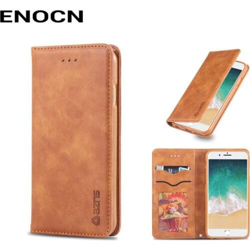 Magnetic Flip Case For iphone 6 Case iphone 6s Cover Leather Wallet Card Slots Luxury Retro Folding Phone Case